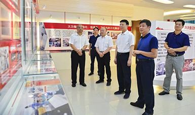 福建省人大常委會(huì)黨組書記、副主任張廣敏蒞臨虹潤公司調(diào)研指導(dǎo)