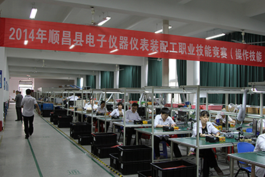 虹潤(rùn)公司舉辦2014年順昌縣電子儀器儀表裝配工職業(yè)技能競(jìng)賽